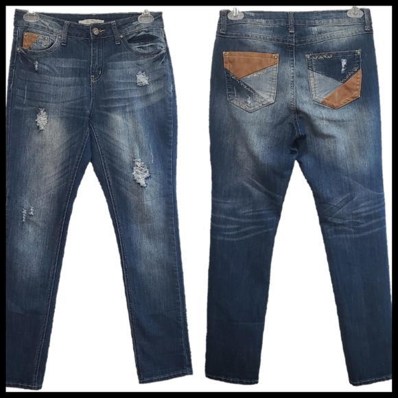 NWOT C Est. 1946 Denim Distressed Jeans - Picture 6 of 9